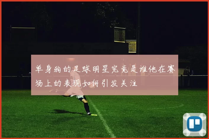 单身狗的足球明星究竟是谁他在赛场上的表现如何引发关注