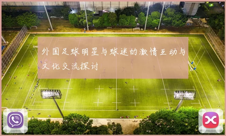 外国足球明星与球迷的激情互动与文化交流探讨